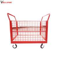 Warehouse Steel 400kg Heavy Duty Flatbed Trolley with Sides