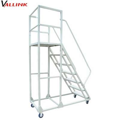 industrial rolling steel portable rolling movable mobile work platform with wheel