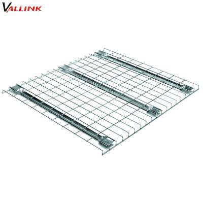 Heavy Duty Pallet Rack Use Galvanized Waterfall Wire Mesh Decking